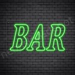 Bar sign Green - Transparent