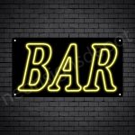 Bar sign Yellow - Black