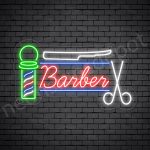 Barber Neon Sign Barber Haircut Transparent - 24x14