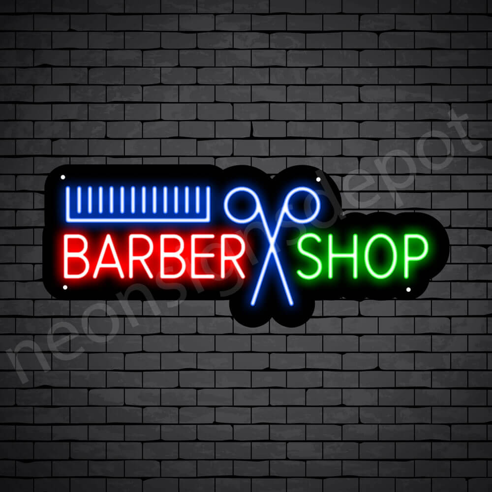 Barber Neon Sign Barber Cut Shop 24x9