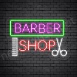 Barber Neon Sign Barbers Shop Transparent - 24x16