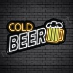 Beer-Neon-Sign-Cold Beer 24" x 14"
