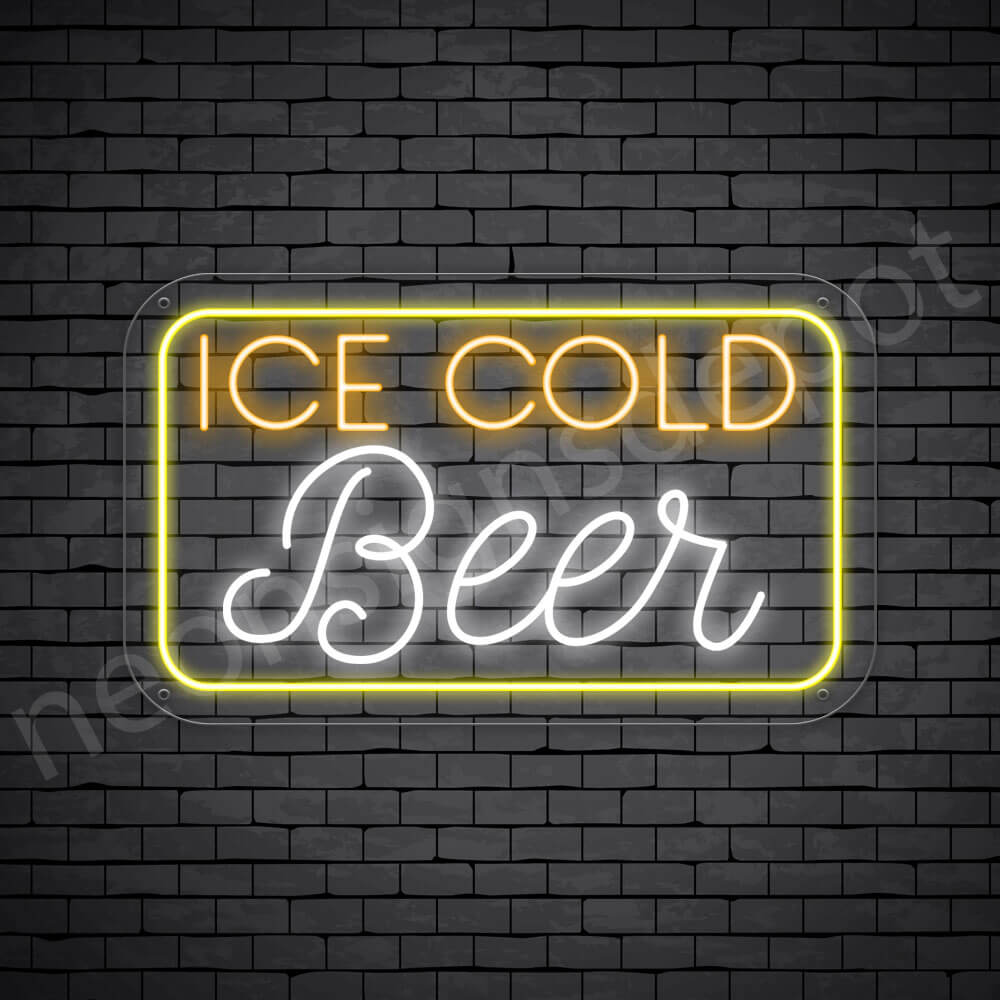 Ice Cold Beer - Neon Signs Depot