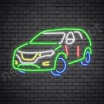 Car Neon Sign SUV Car - Transparent