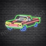 Car Neon Sign New Ford Style Transparent - 24x11