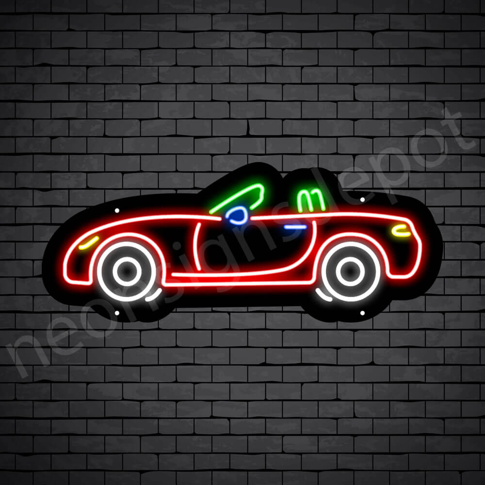 Car Neon Sign Jaguar Style 24x10