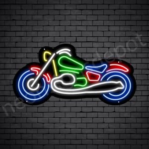 Motorcycle Neon Sign Motor Race Bike 24x12