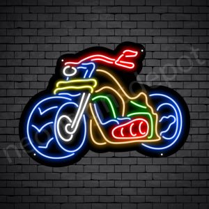 Motorcycle Neon Sign Motor Ride 24x18