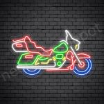 Motorcycle Neon Sign Motor Riders Big Bike Transparent - 24x14