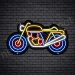 Motorcycle Neon Sign Motor Single Ride 24x14