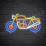 Motorcycle Neon Sign Motor Single Ride 24x14