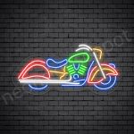 Motorcycle Neon Sign Riders Bike Transparent - 24x12