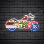 Motorcycle Neon Sign Riders Bike Transparent - 24x14