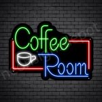 Coffee Neon Sign Coffee Room Black - 24x17