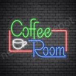 Coffee Neon Sign Coffee Room Transparent 24x17