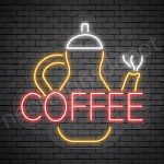 Coffee Neon Sign Kittle Coffee Transparent 24x23