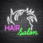 Hair Salon Neon Sign Hair Salon Guy Transparent 24x21