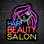 Hair Salon Neon Sign Hair Beauty Salon Black -21x24