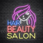 Hair Salon Neon Sign Hair Beauty Salon Transparent -21x24