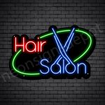Hair Salon Neon Sign Hair Salon Black 30x19
