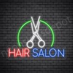 Hair Salon Neon Sign Hair Salon Cutter Transparent 24x18