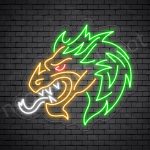 Genie Dragon Neon Sign Transparent