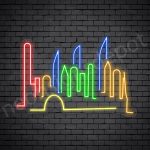 Guangzhou City Neon Sign Transparent