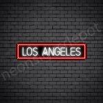 Los Angeles Neon Sign - Black
