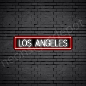 Los Angeles Neon Sign - Black