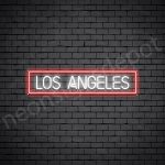 Los Angeles Neon Sign - Transparent