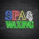 Spa & Waxing Neon Sign - Transparent