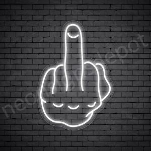 Middle Finger Neon Signs