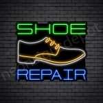 Shoe White Repair Neon Sign - Black