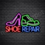 Shoes Repair Neon Sign - Black