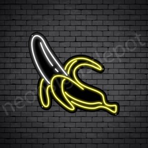 Banana V2 Neon Sign-Black