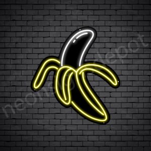 Banana V3 Neon Sign-Black