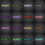 Honey V2 Neon Sign