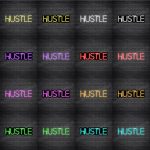 Hustle V1 Neon Sign