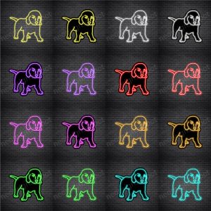 Labrador Retriever Dog V2 Neon Sign