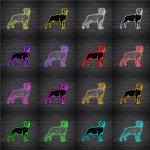 Rottweilers Dog V5 Neon Sign