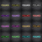 Feelings V1 Neon Sign