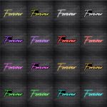 Forever V5 Neon Sign