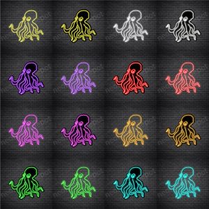 Octopus V2 Neon Sign