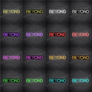 Beyond V4 Neon Sign