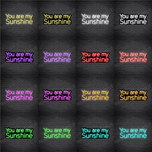 You Are My Sunshine V3 Neon Sign