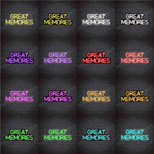Great Memories V4 Neon Sign