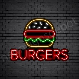 Burgers Neon Sign