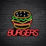 Burgers V4 Neon Sign