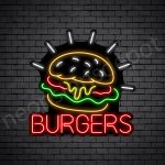 Burgers V7 Neon Sign