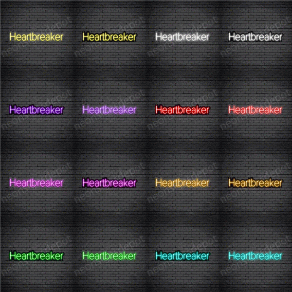 Heartbreaker V5 Neon Sign